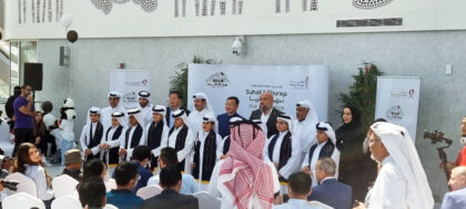 Welcome ceremony of the 2 giant pandas in qatar